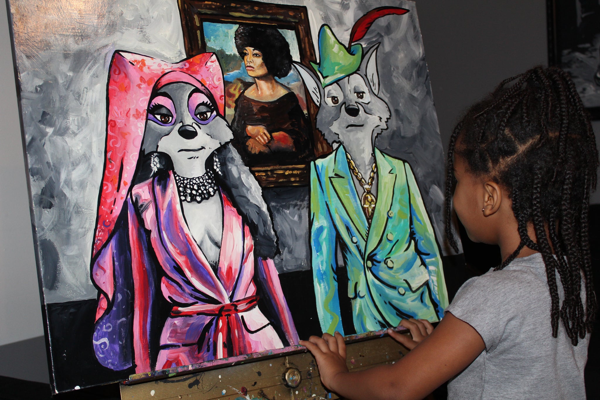 "At Risk youTh to ARisTocrats" - original painting by mARTin t. reese