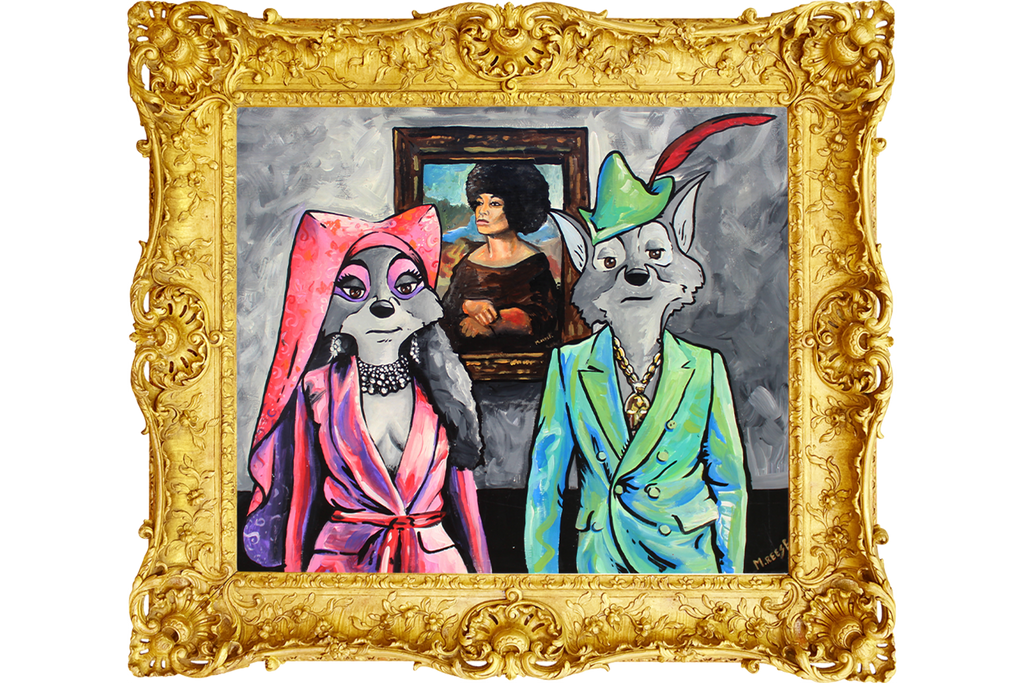 "At Risk youTh to ARisTocrats" - original painting by mARTin t. reese