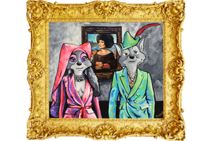 "At Risk youTh to ARisTocrats" - original painting by mARTin t. reese