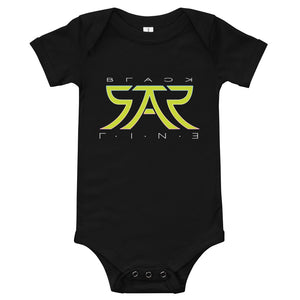 Black STAR Line Lime Light Onesie